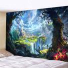 Tapeçaria de parede Fantasy Forest Microfabric 95x75cm