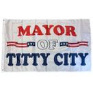 Tapeçaria de parede Mayor Of Titty City Microfabric 150x90cm