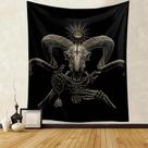 Tapeçaria de parede Satan Demon Evil Aesthetic 150x100cm poliéster