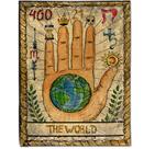 Tapeçaria de parede World Map Microfabric 150x130cm Decoração de quarto