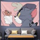 Tapeçaria, decoração de parede, arte fofa de gato e rato, 100x150cm Tapeçaria, decoração de parede, arte fofa de gato e rato, 100x150cm