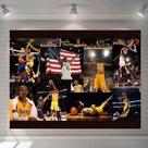 Tapeçaria, decoração de parede esportiva, Kobe Bryant, basquete, 100x150cm