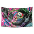 Tapeçaria Flag Rods Rappers Waves Singers Art 90x150cm Tapeçaria Flag Rods Rappers Waves Singers Art 90x150cm
