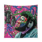 Tapeçaria Flag Rods Rappers Waves Singers Art 90x90cm Tapeçaria Flag Rods Rappers Waves Singers Art 90x90cm