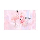 Tapeçaria Flamingo com design de coroa e cartola 100x150cm