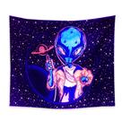 Tapeçaria fluorescente Alien Wall Room Aesthetic 150x150cm