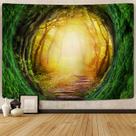 Tapeçaria Forest Wall Room Aesthetic 150x100cm, microtecido
