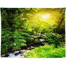 Tapeçaria Forest Wall Room Aesthetic 150x130cm, microtecido