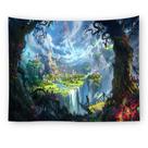 Tapeçaria Forest Wall Room Aesthetic 150x130cm, microtecido