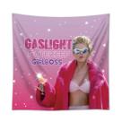 Tapeçaria Gaslights Gatekeep Girlboss Flag Art 90x90cm