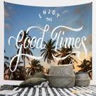 Tapeçaria Good Times Wall Aesthetic 150x130cm, microtecido