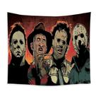 Tapeçaria Jasons Voorhees Freddys Kruegers 150x130cm Microtecido Tapeçaria Jasons Voorhees Freddys Kruegers 150x130cm Microtecido