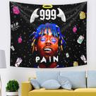 Tapeçaria Juice WRLD 999 Pain Colorful 100% poliéster 100x150cm
