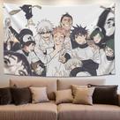 Tapeçaria Jujutsus Kaisens Gojos Satorus Room Aesthetic 130x100cm