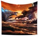 Tapeçaria Kings Kongs Godzillas Wall 150x150cm Microtecido Tapeçaria Kings Kongs Godzillas Wall 150x150cm Microtecido