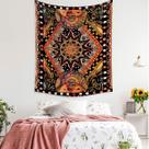 Tapeçaria, mandala, padrão geométrico, microtecido 150x130cm