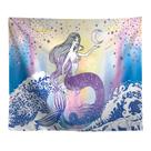 Tapeçaria Mermaids Wall Microfabric 150x150cm Decoração de quarto Tapeçaria Mermaids Wall Microfabric 150x150cm Decoração de quarto