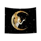 Tapeçaria Moon Goddess Wall 150x130cm de fibra de microtecido Tapeçaria Moon Goddess Wall 150x130cm de fibra de microtecido