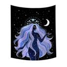 Tapeçaria Moon Goddess Wall 150x130cm de fibra de microtecido Tapeçaria Moon Goddess Wall 150x130cm de fibra de microtecido