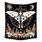 Tapeçaria Moon Phase Butterfly Wall 150x150cm em microtecido