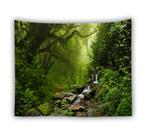 Tapeçaria Moon Sun Forest Wall Room Aesthetic 150x150cm