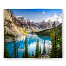Tapeçaria Mountain Lake Scenery Microfabric 150x150cm Tapeçaria Mountain Lake Scenery Microfabric 150x150cm