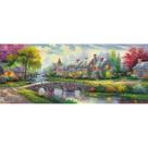 Tapeçaria, paisagem, pintura a óleo, 120x50cm, fibra de microtecido Tapeçaria, paisagem, pintura a óleo, 120x50cm, fibra de microtecido