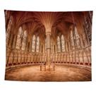 Tapeçaria: Palácio Europeu, parede de igreja, 150x130cm, microtecido