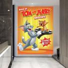 Tapeçaria para decoração de parede Art Tom and Jerry Anime Tapeçaria para decoração de parede Art Tom and Jerry Anime