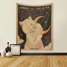 Tapeçaria para pendurar na parede Abrace All That Is You Cat Fute 100x150cm