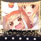 Tapeçaria para pendurar na parede Anime Umaru Chan Himouto! 100x150cm