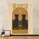Tapeçaria para pendurar na parede Be Kind to Your Mind 100x150cm
