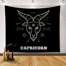 Tapeçaria para pendurar na parede Capricórnio Zodiac Minimalist 130x150cm Tapeçaria para pendurar na parede Capricórnio Zodiac Minimalist 130x150cm