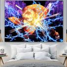 Tapeçaria para pendurar na parede Demon Slayers Agatsumas Zenitsus 150x130cm