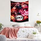 Tapeçaria para pendurar na parede Demons Slayers Kamados Tanjirou Anime
