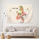 Tapeçaria para pendurar na parede Funny Frog 100% poliéster 100x150cm