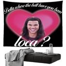 Tapeçaria para pendurar na parede Funny Love Quote Meme 100x150cm poliéster