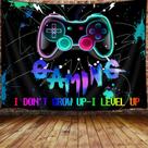 Tapeçaria para pendurar na parede Gaming I Don't Grow Up 100x150cm