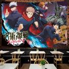 Tapeçaria para pendurar na parede Jujutsu Kaisen Itadori Yuji 150x110cm