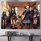 Tapeçaria para pendurar na parede K-On! Clube de música leve 100x150cm
