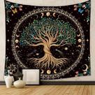 Tapeçaria para pendurar na parede Mandala Tree of Life 150x130cm Tapeçaria para pendurar na parede Mandala Tree of Life 150x130cm