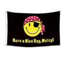 Tapeçaria para pendurar na parede Pirate Smile Funny Quote 100x150cm