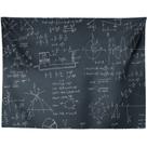 Tapeçaria para pendurar na parede Science Formula em estilo quadro-negro