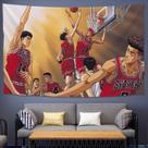 Tapeçaria para pendurar na parede Slam Dunk Basketball Anime 100x150cm Tapeçaria para pendurar na parede Slam Dunk Basketball Anime 100x150cm