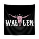 Tapeçaria para pendurar na parede Wallens Bulls Flag Art 90x90cm