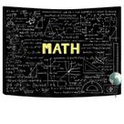 Tapeçaria pendurada na parede, sala de aula de matemática, decoração de escritório, 100x150cm