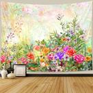 Tapeçaria Plant Green Leaf Flower Wall 150x130cm Microfabric Tapeçaria Plant Green Leaf Flower Wall 150x130cm Microfabric