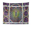Tapeçaria Psychedelic Dream Human Body 150x130cm, microtecido