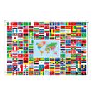 Tapeçaria Qatars Worlds Cups Flag Art 150x100cm Poliéster