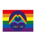 Tapeçaria Rainbows Loves Is Loves Flag Art 90x150cm